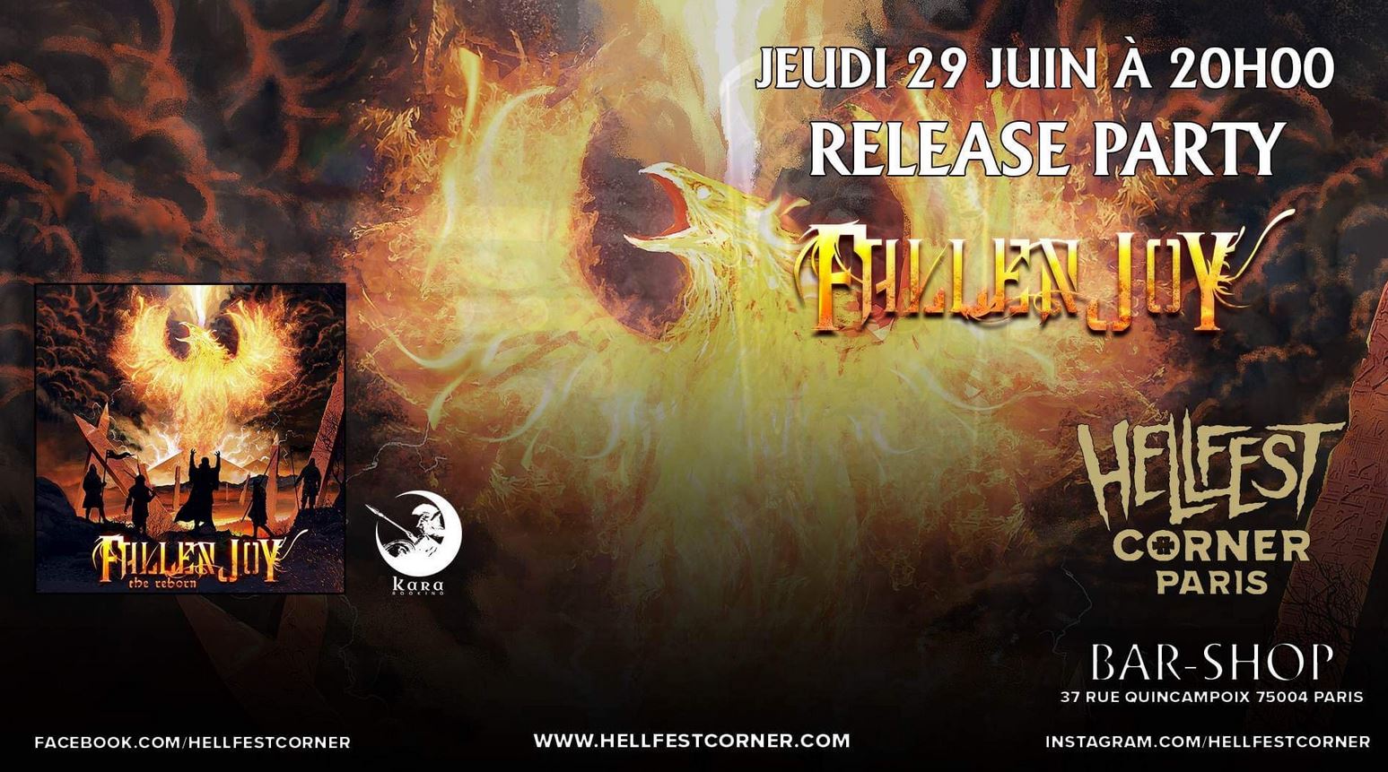 Release Party At The Hellfest Corner !